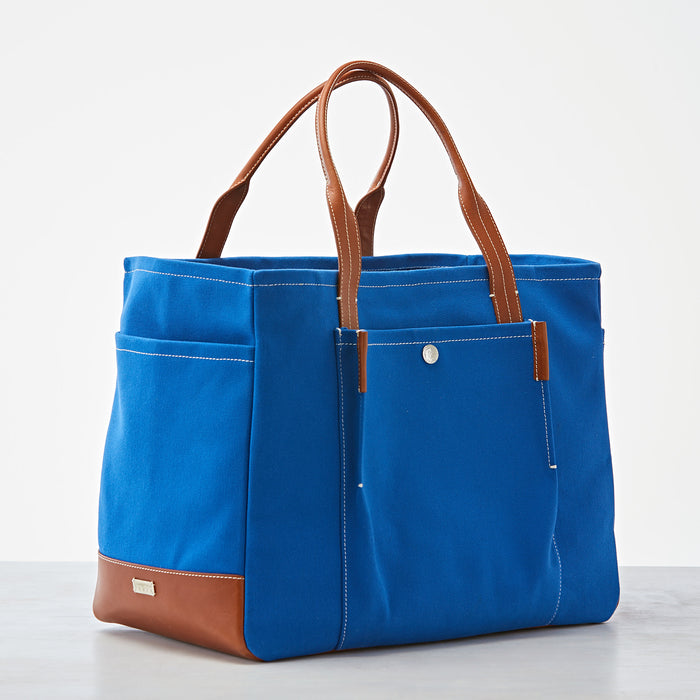Lambertson Truex Bradley Tote - Sky Blue Canvas