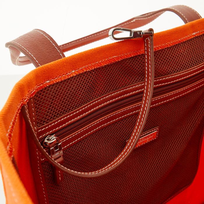 Lambertson Truex Bradley Tote - Tangerine Canvas