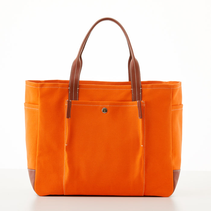 lambertson truex Bradley Tote - Tangerine Canvas