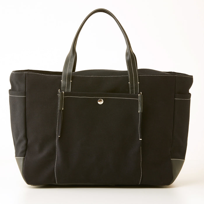 lambertson truex Bradley Zip Tote - Black Canvas