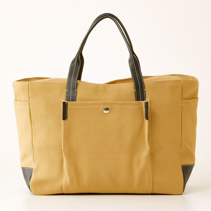 lambertson truex Bradley Zip Tote - Khaki Canvas