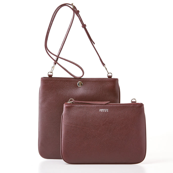 Lambertson Truex Convertible Crossbody - Burgundy
