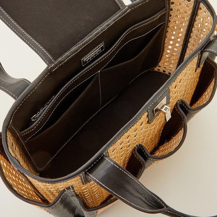 Lambertson Truex Dover Tote - Black Cane