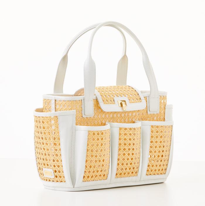 Lambertson Truex Dover Tote - White Cane