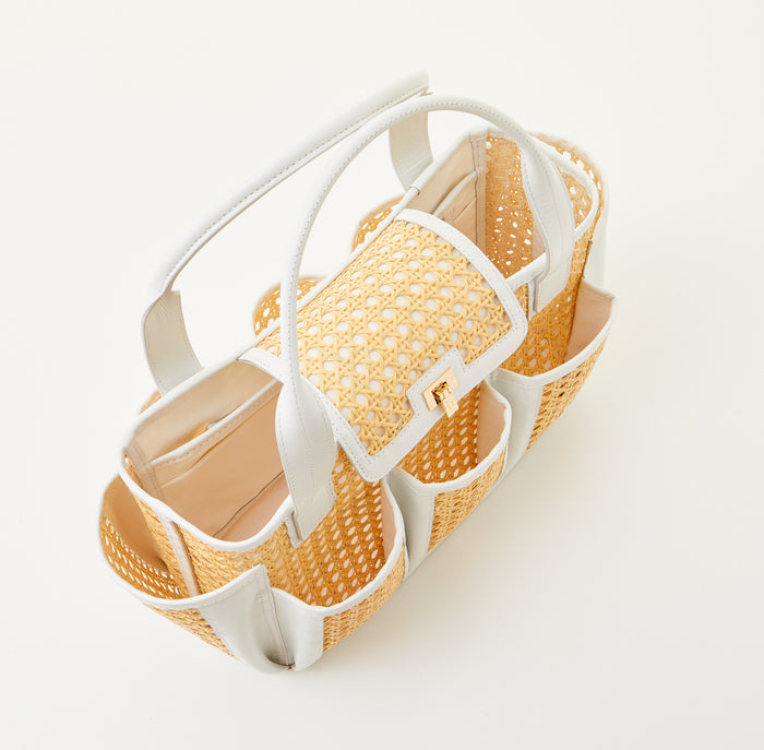 Lambertson Truex Dover Tote - White Cane