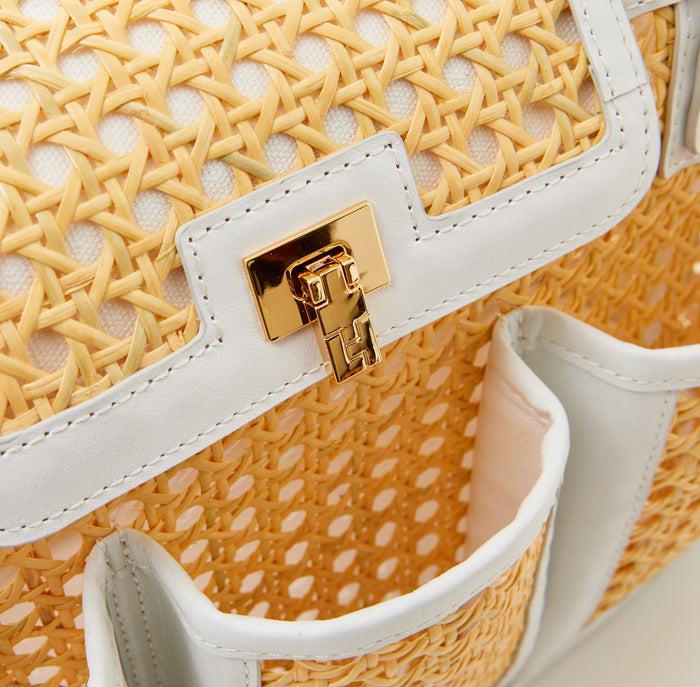 Lambertson Truex Dover Tote - White Cane