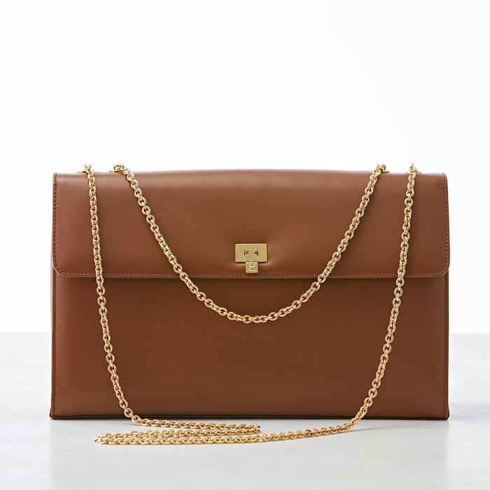 lambertson truex Grand Shoulder Bag - Cognac