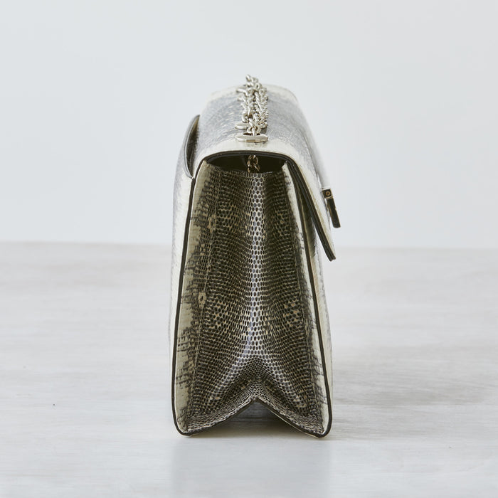 Lambertson Truex Jesse Shoulder Bag - Natural Lizard