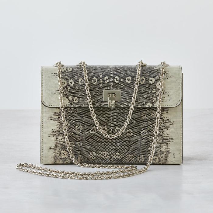 lambertson truex Jesse Shoulder Bag - Natural Lizard