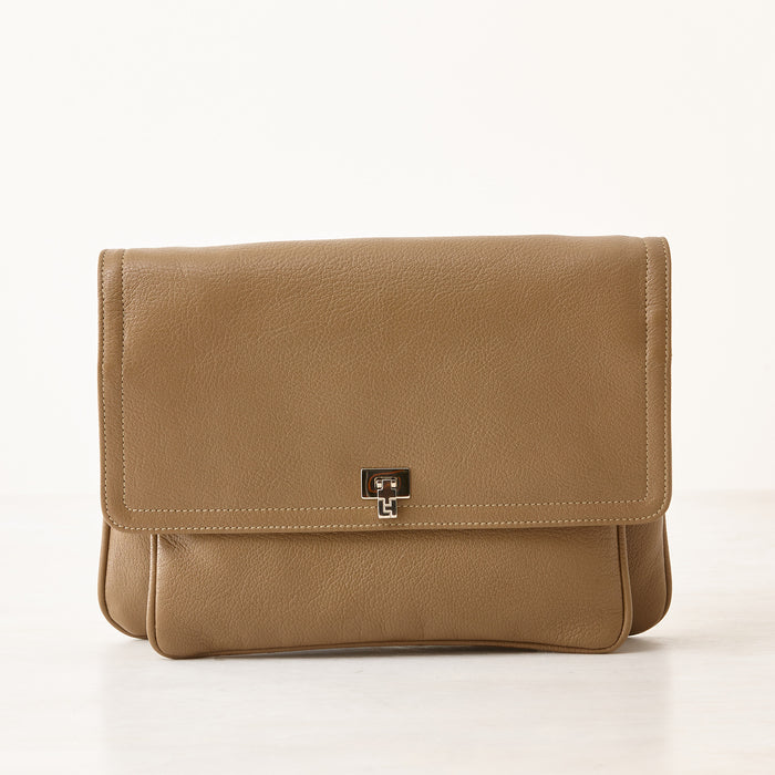 lambertson truex Lilly Shoulder Bag/Clutch - Taupe