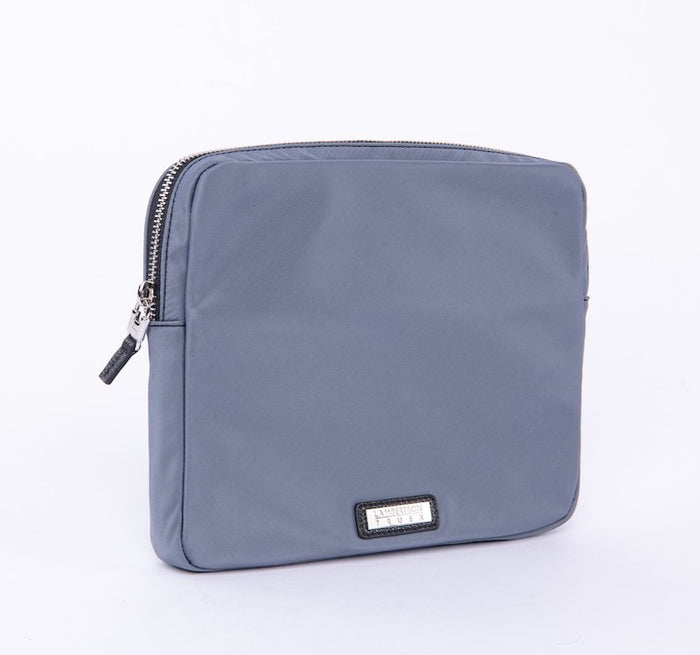 Lambertson Truex Organizer Clutch - Gray Nylon Sport
