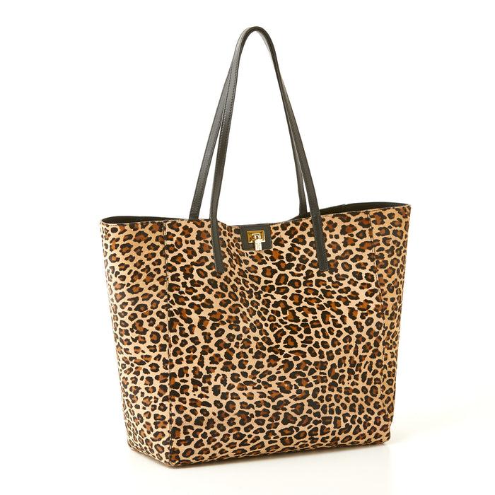 Lambertson Truex Shopper Tote - Leopard Print
