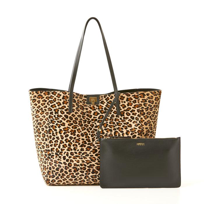 Lambertson Truex Shopper Tote - Leopard Print