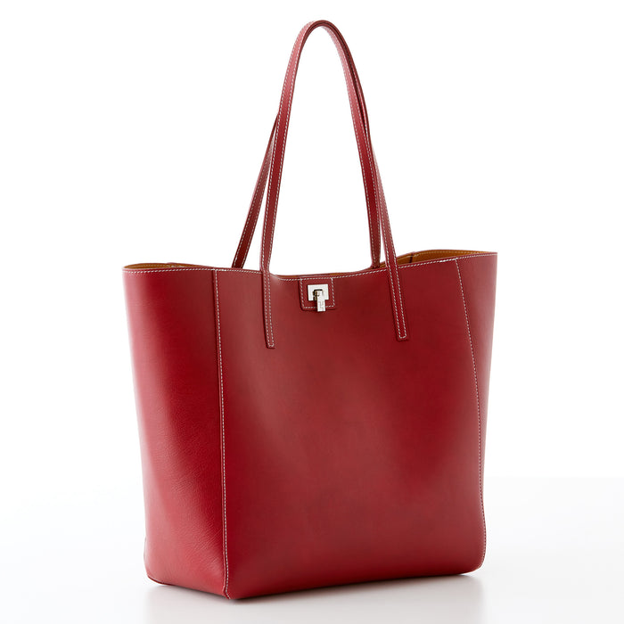Lambertson Truex Shopper Tote - Ruby