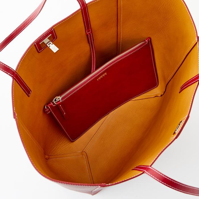 Lambertson Truex Shopper Tote - Ruby