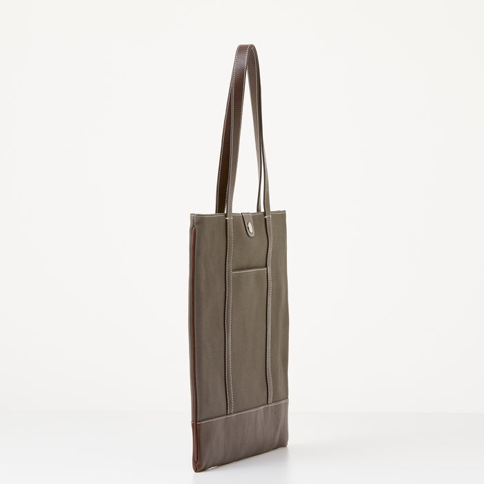 Lambertson Truex Taylor Tote - Brown Canvas