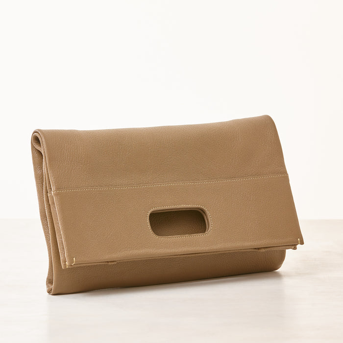 Lambertson Truex Maggie Clutch/Crossbody - Large - Taupe