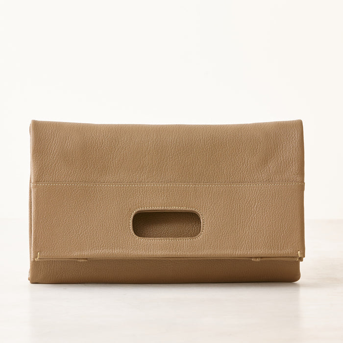 lambertson truex Maggie Clutch/Crossbody - Large - Taupe
