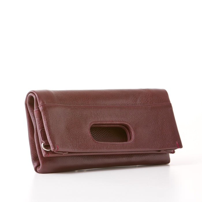 lambertson truex Maggie Clutch/Crossbody - Medium - Burgundy