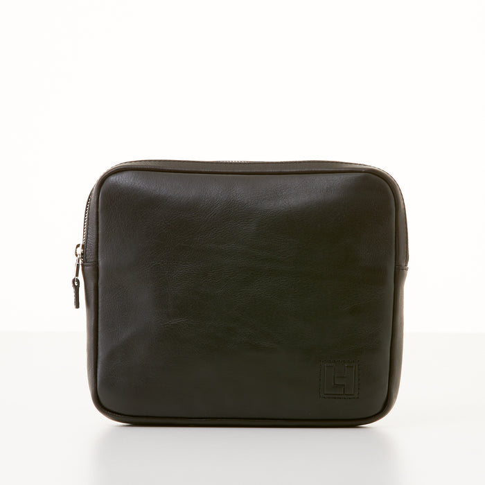 lambertson truex Organizer Clutch - Black Vachetta Sport