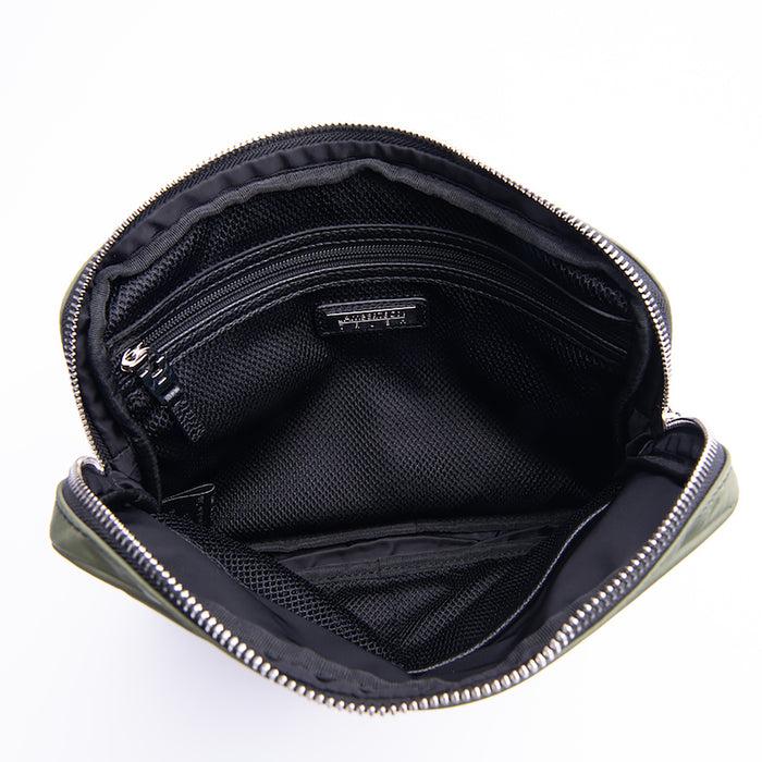 Lambertson Truex Organizer Clutch - Olive Nylon Sport
