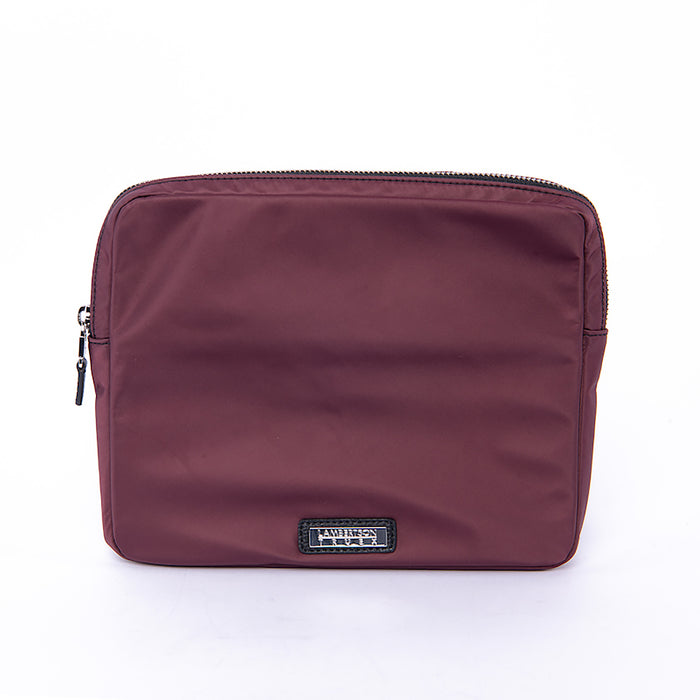 lambertson truex Organizer Clutch - Raisin Nylon Sport