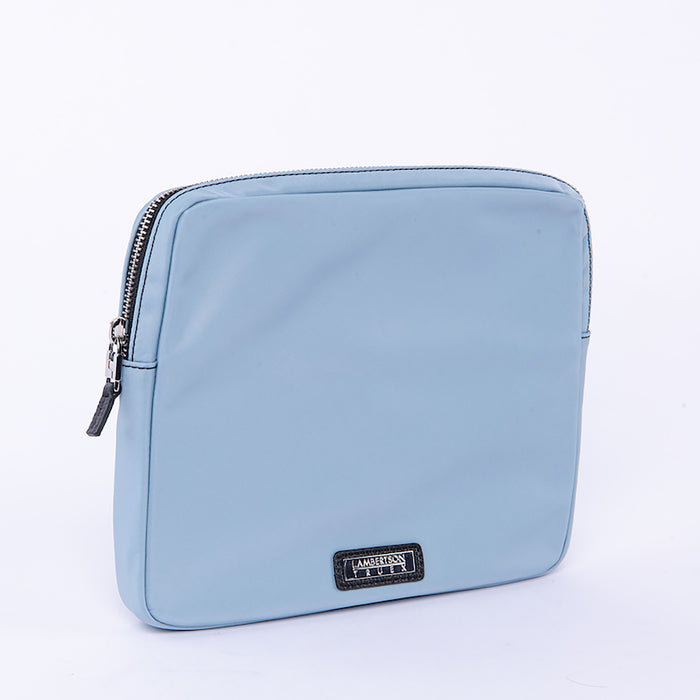 Lambertson Truex Organizer Clutch - Smoke Blue Nylon Sport