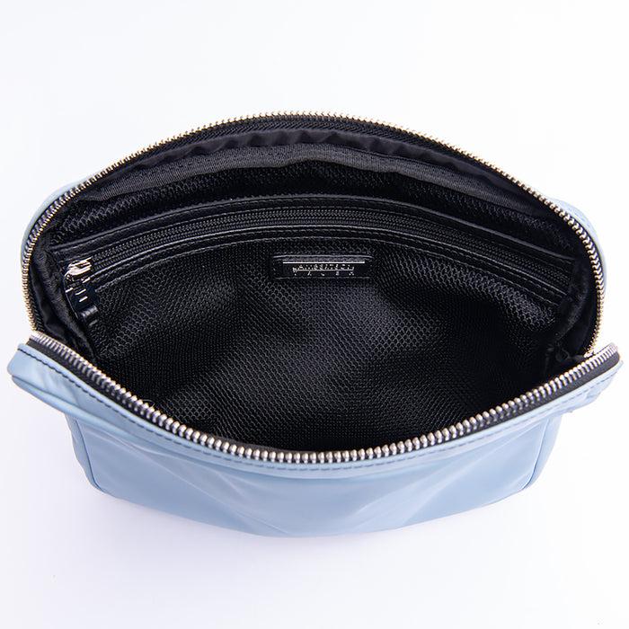 Lambertson Truex Organizer Clutch - Smoke Blue Nylon Sport