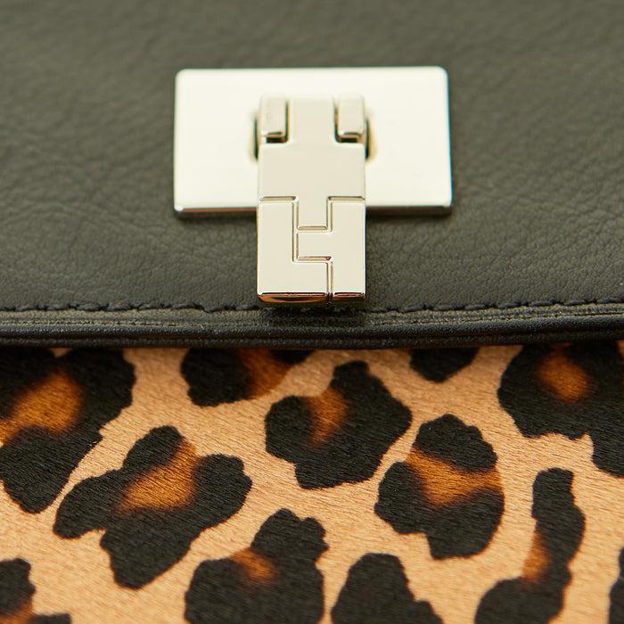 Lambertson Truex Soft Continental Wallet - Leopard Print