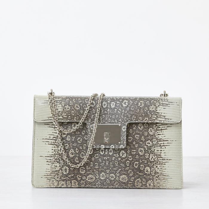 lambertson truex Westie Shoulder Bag - Natural Lizard