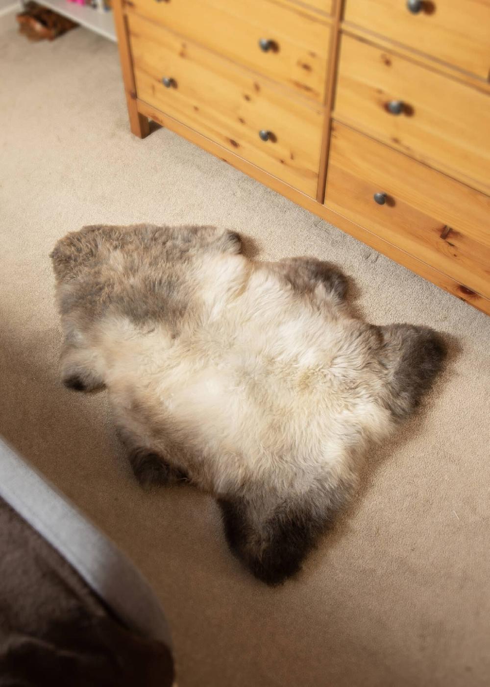 lambland British Light Natural Coloured Pretty Sheepskin Rug