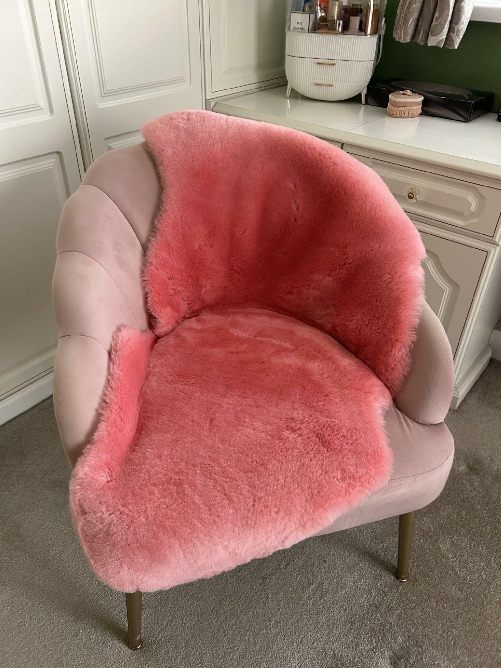 Lambland British Premium Medical Sheepskin Rug In Pink