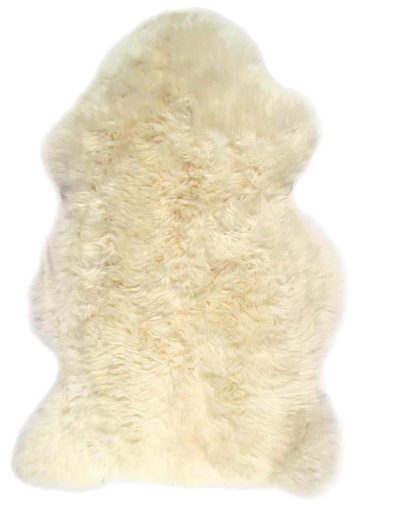 Lambland British Premium Natural White Sheepskin Rug