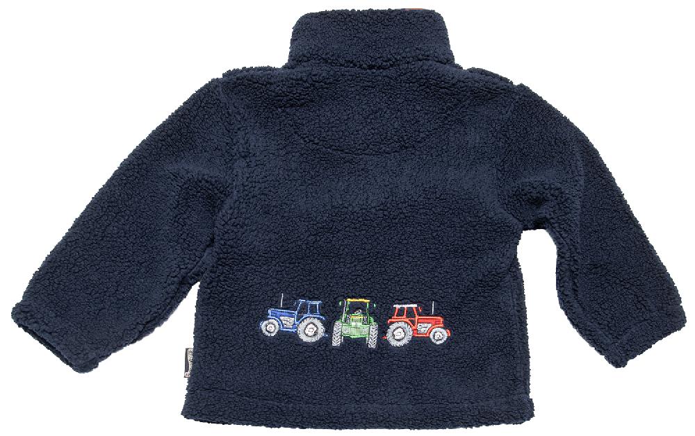 Lambland Children’s Quarter Zip Tractor Berber Fleece
