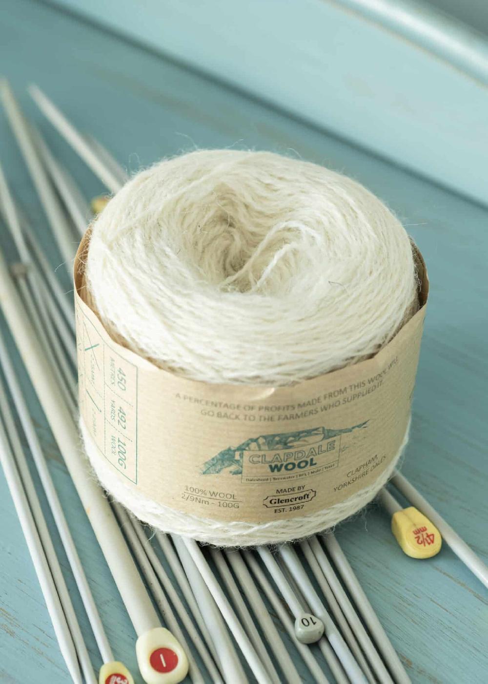lambland Clapdale Wool Traceable Yorkshire 100g 2-Ply Lace Weight