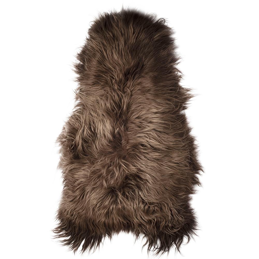 Lambland Eco Tanned Long Wool Taupe Tipped Sheepskin