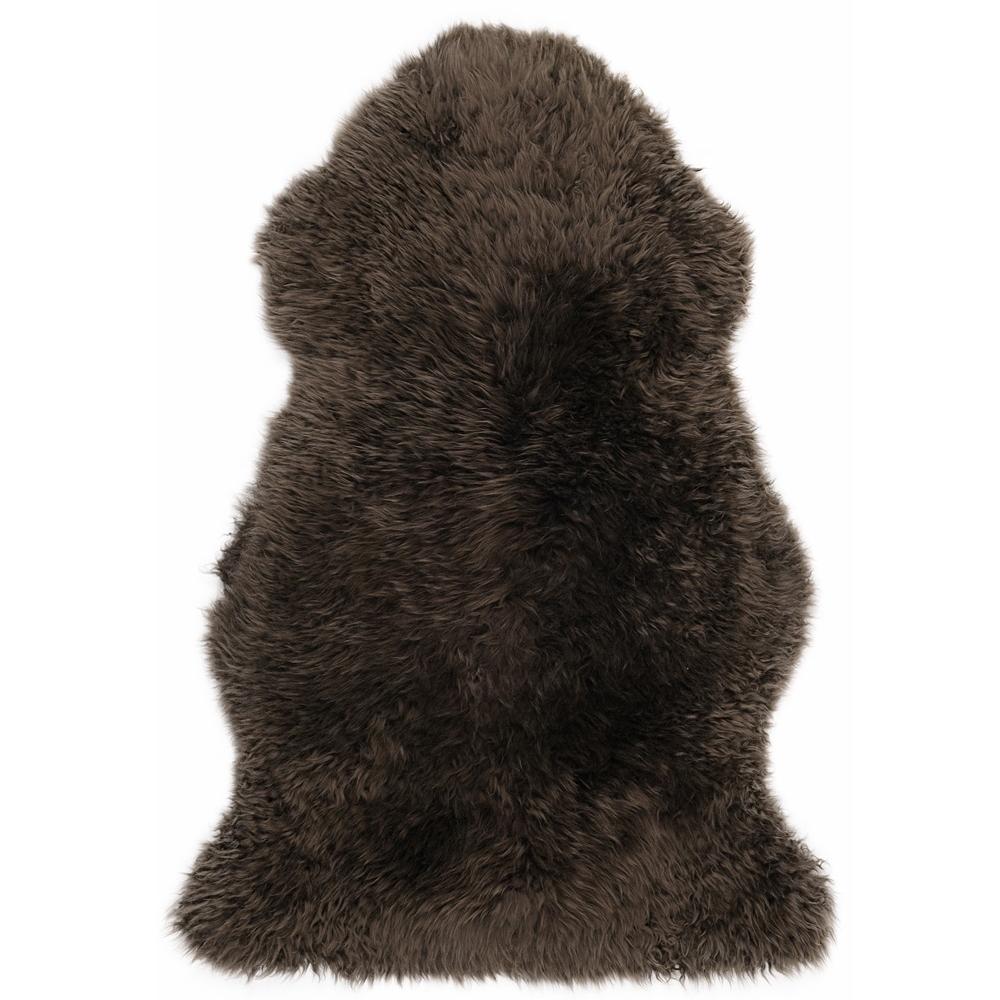 Lambland Eco Tanned Mole Brown Luxury Sheepskin Rug