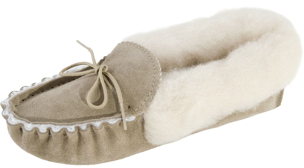 Lambland Freya – Fluffy Soft Sole Sheepskin Moccasins