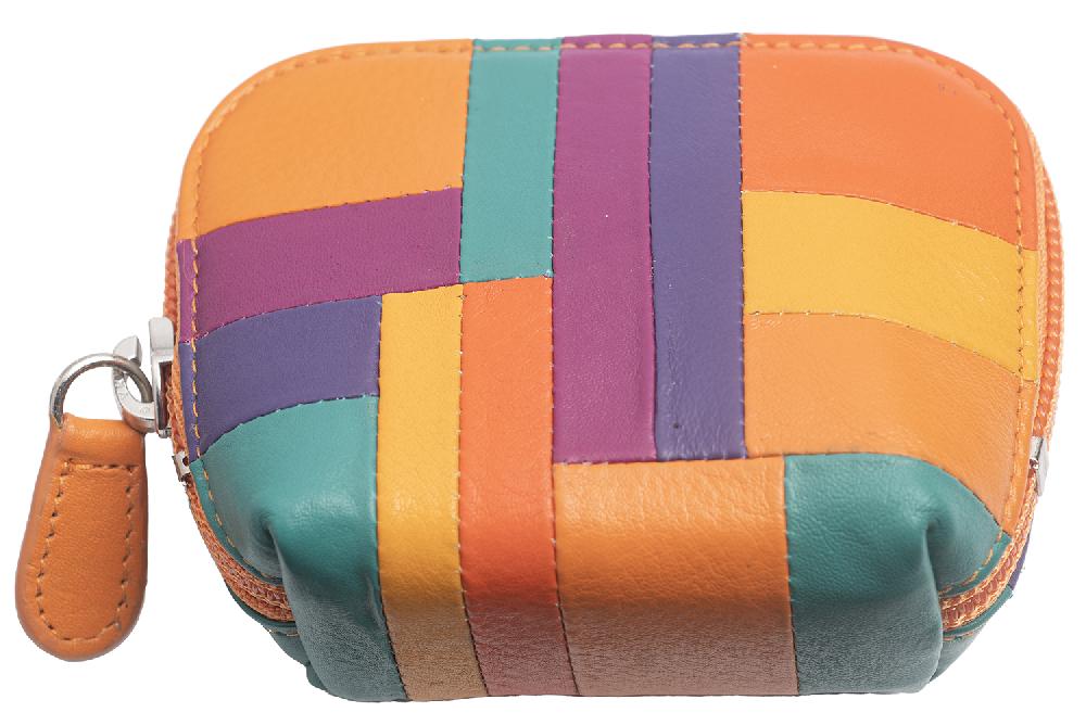 Lambland Graffiti Premium Leather Multi Colour Coin Wallet