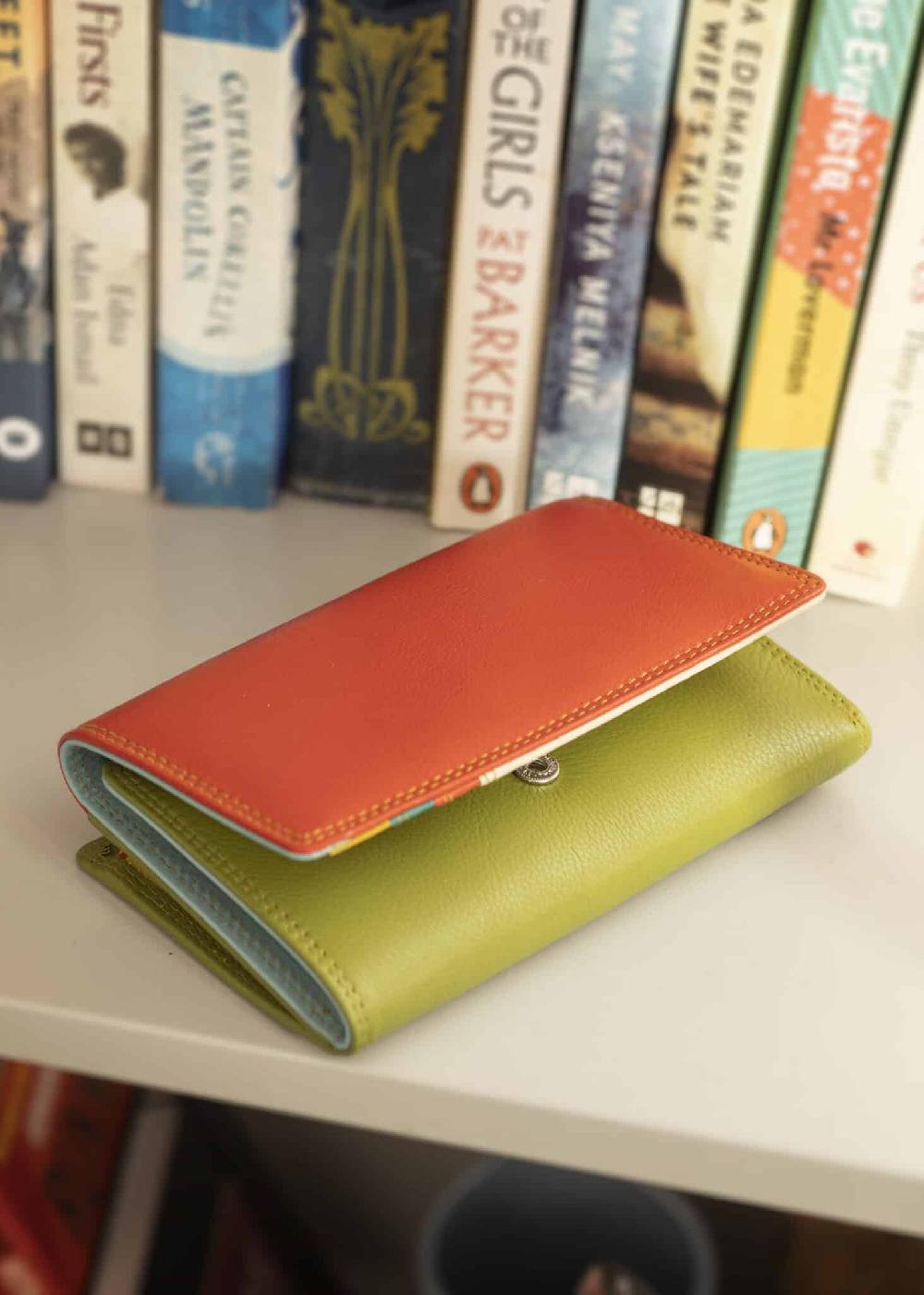 lambland Graffiti Premium Leather Tri Fold Multi Colour Wallet