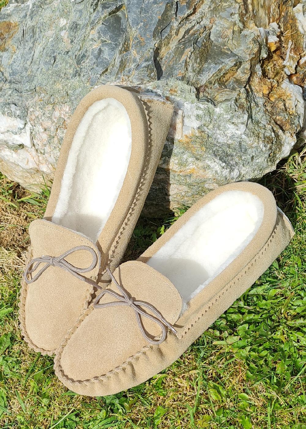lambland Harley – Luxury British Sheepskin Earthing Moccasins