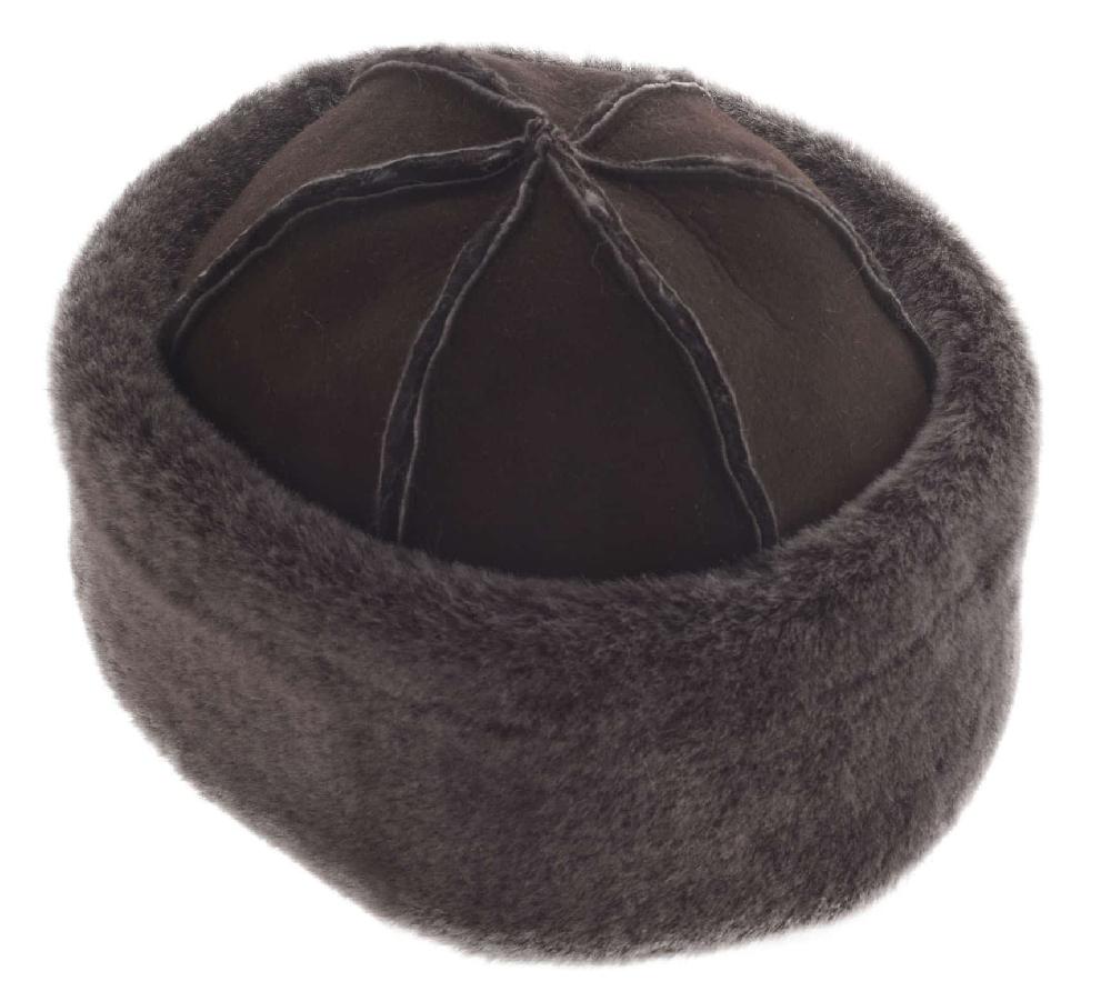 Lambland Ladies Genuine Double Faced Sheepskin Dome Hat