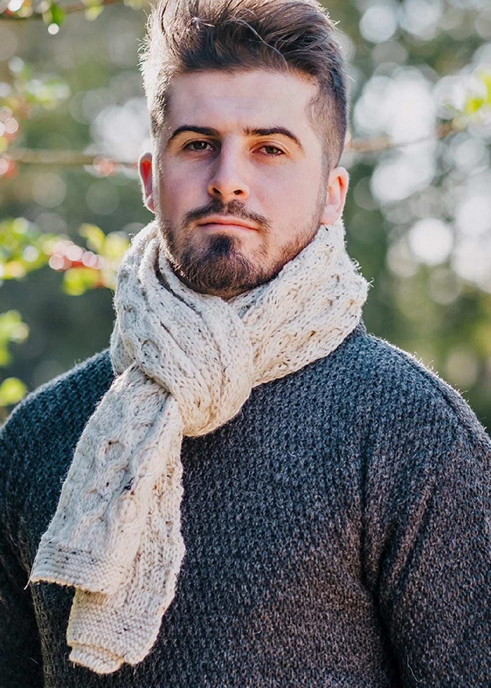 lambland 100% British Wool Aran Scarf