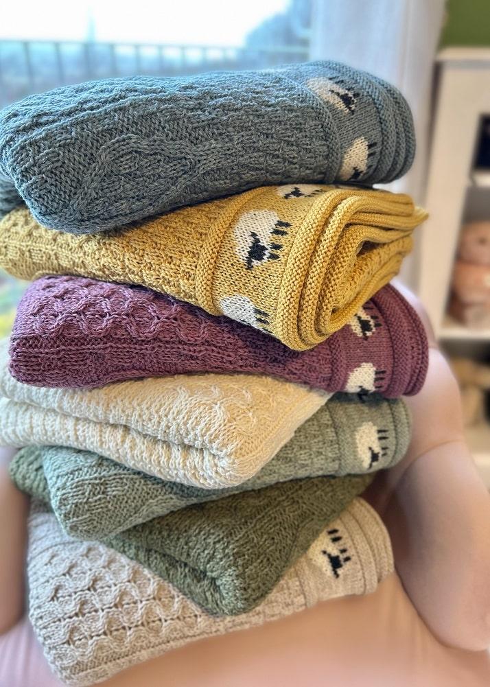 lambland 100% British Wool Aran Sheep Throw