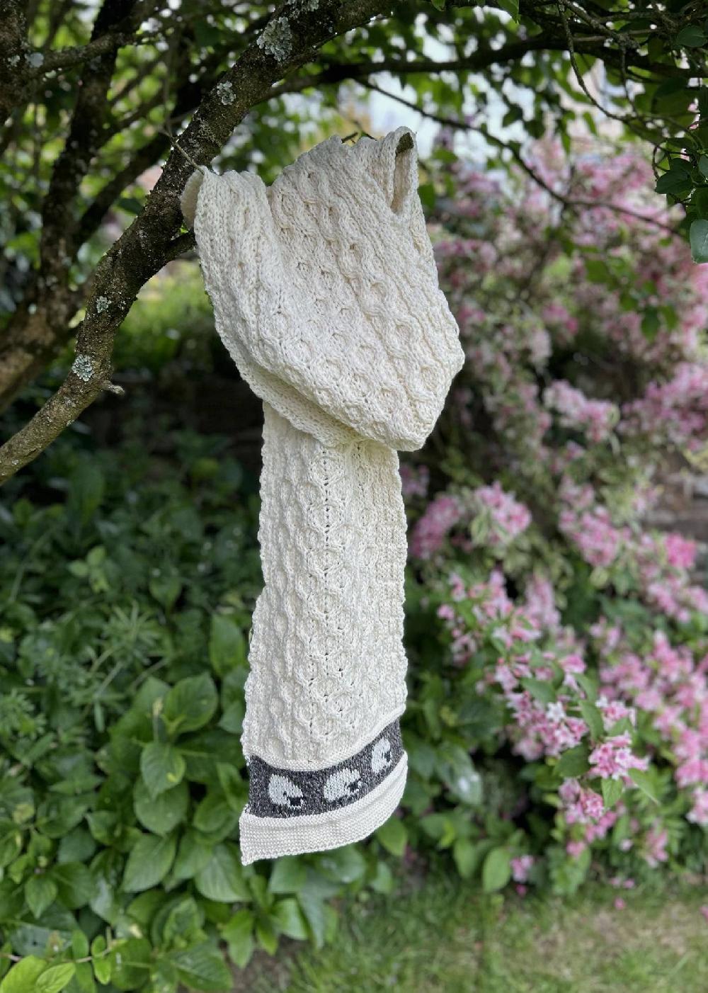 Lambland 100% British Wool Sheep Scarf