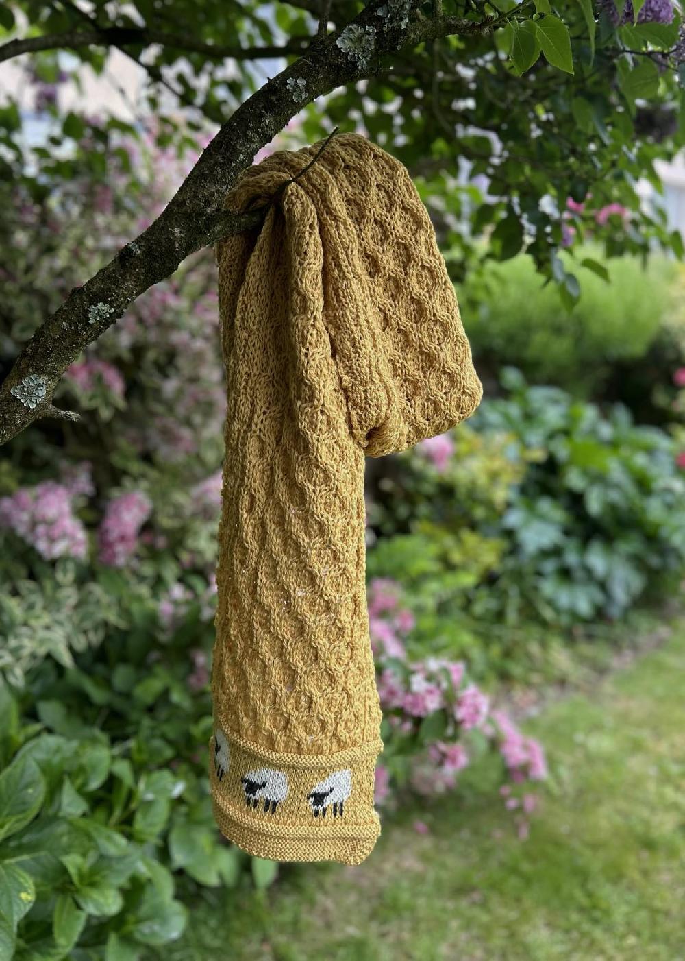 Lambland 100% British Wool Sheep Scarf