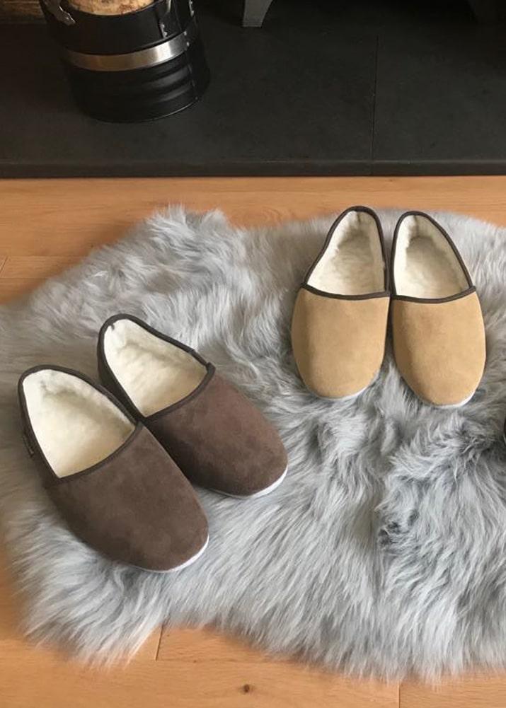 lambland Albert – Lambswool Turn Slippers