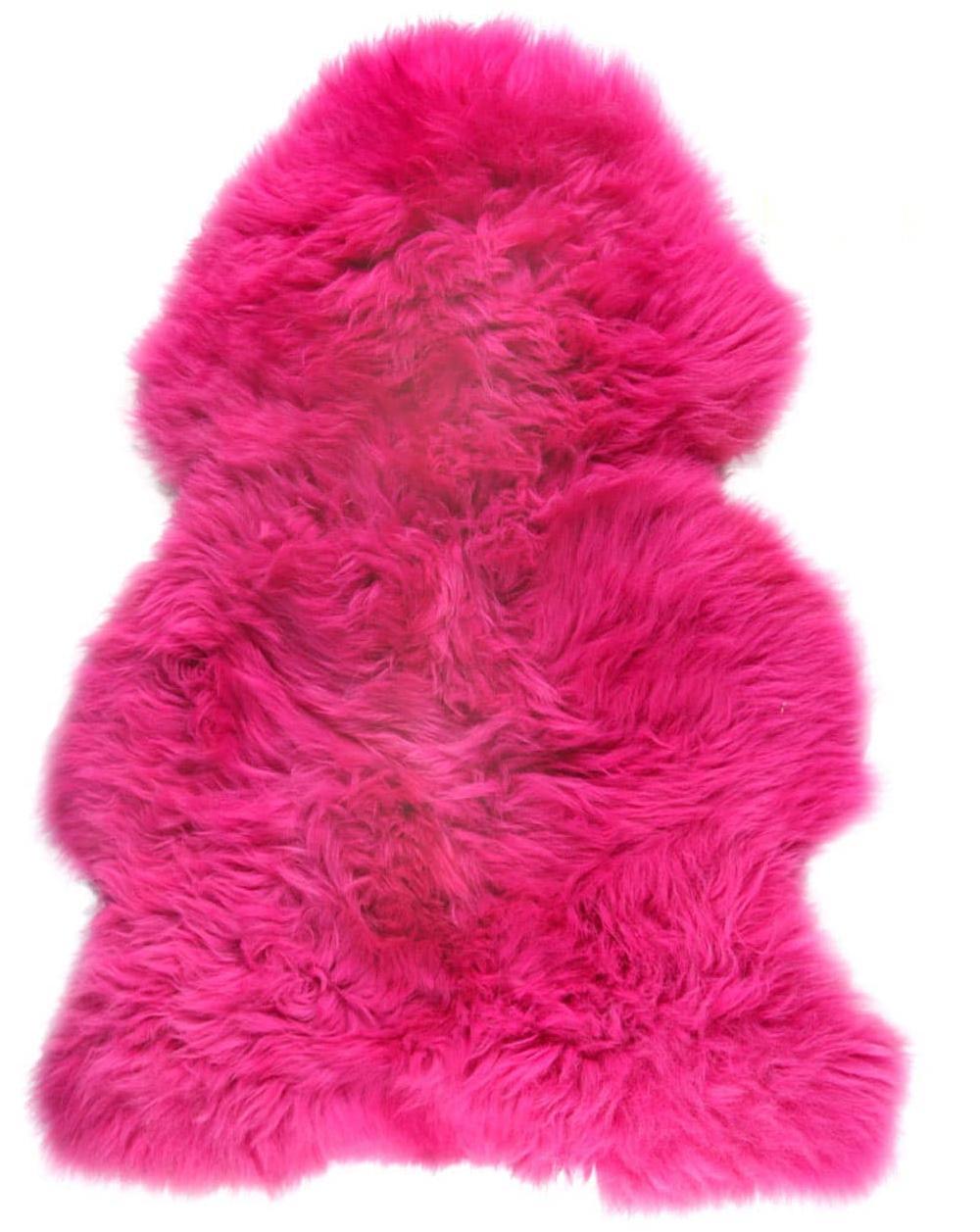 Lambland British Premium Fuschia Sheepskin Rug
