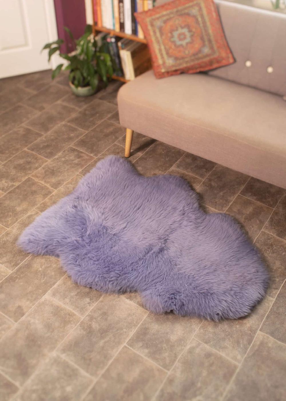 lambland British Premium Lilac Sheepskin Rug
