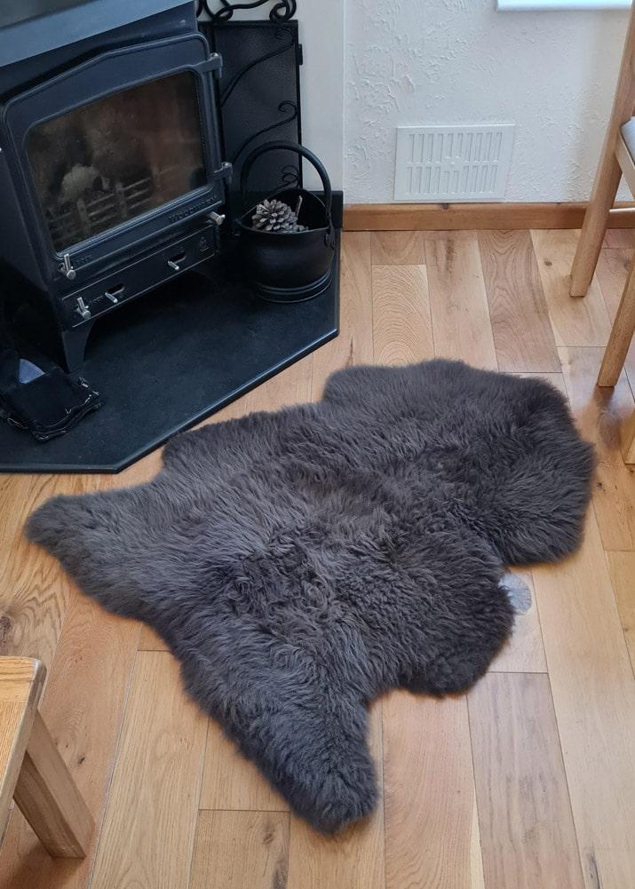 lambland British Premium Mink Brown Sheepskin Rug